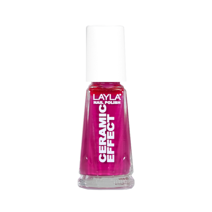 Layla Cosmetics Nail Polish Ceramic Effect N.22 Tuscany Grapes - Lac de Unghii Clasic