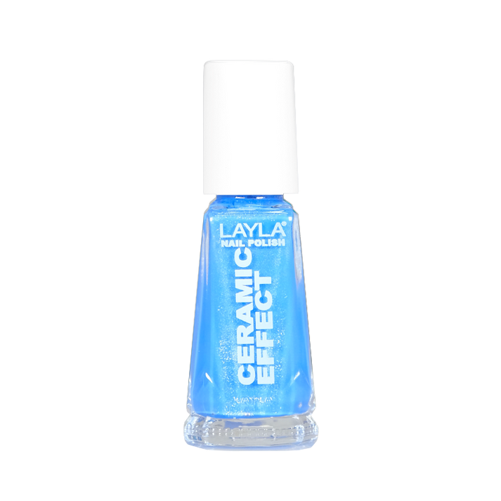 Layla Cosmetics Nail Polish Ceramic Effect N.29 Ocean Breeze - Lac de Unghii Clasic
