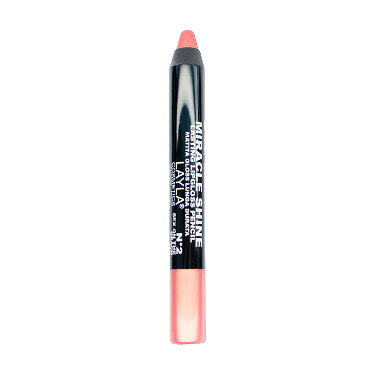 Layla Cosmetics Miracle Shine Lasting Lipgloss Pencil No 2 - Ruj Stralucitor de Lunga Durata