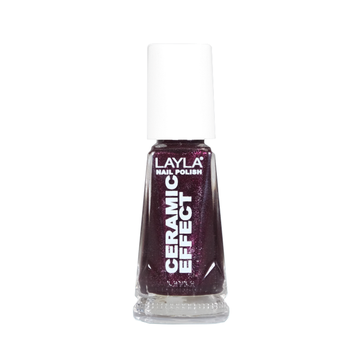 Layla Cosmetics Nail Polish Ceramic Effect N.30 Deep Bordeaux - Lac de Unghii Clasic