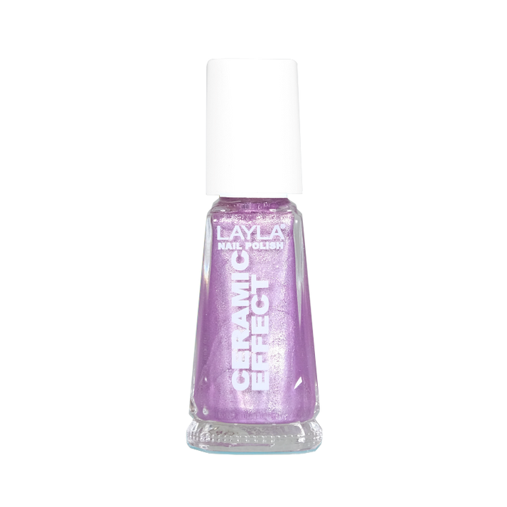 Layla Cosmetics Nail Polish Ceramic Effect N.43 Lilac Rules - Lac de Unghii Clasic