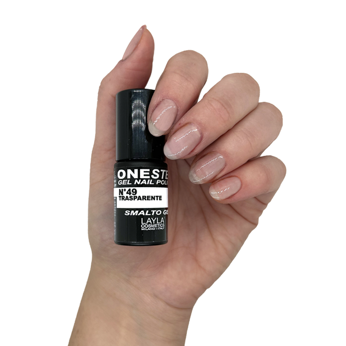Layla Cosmetics One Step Gel Nail Polish N.49 Trasparent - Oja Semipermanenta