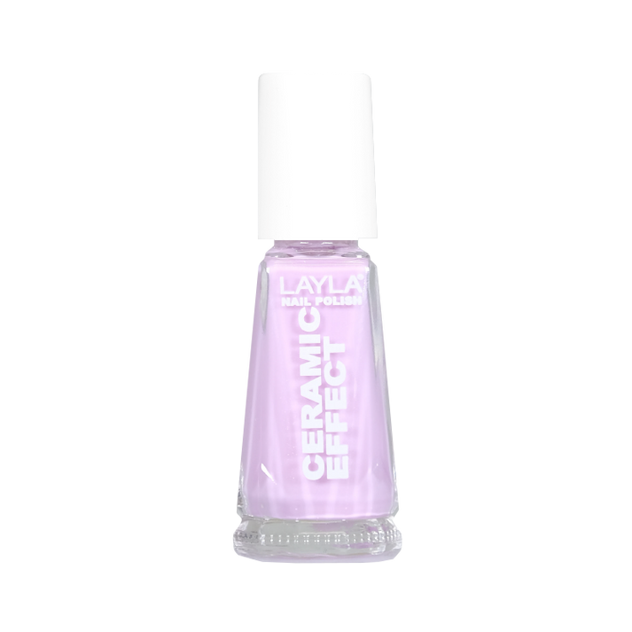 Layla Cosmetics Nail Polish Ceramic Effect N.4 I Lilac You - Lac de Unghii Clasic