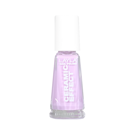 Layla Cosmetics Nail Polish Ceramic Effect N.4 I Lilac You - Lac de Unghii Clasic