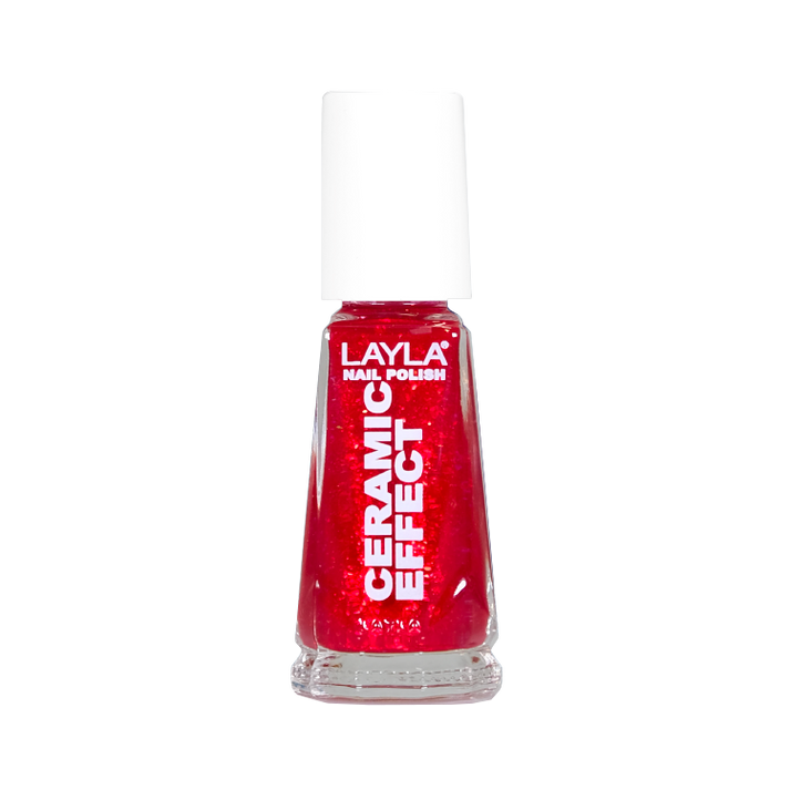 Layla Cosmetics Nail Polish Ceramic Effect N.53 Killing Red - Lac de Unghii Clasic