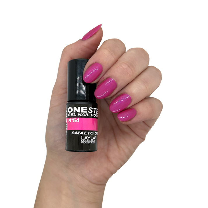 Layla Cosmetics One Step Gel Nail Polish N.54 Kiss My Magenta - Oja Semipermanenta