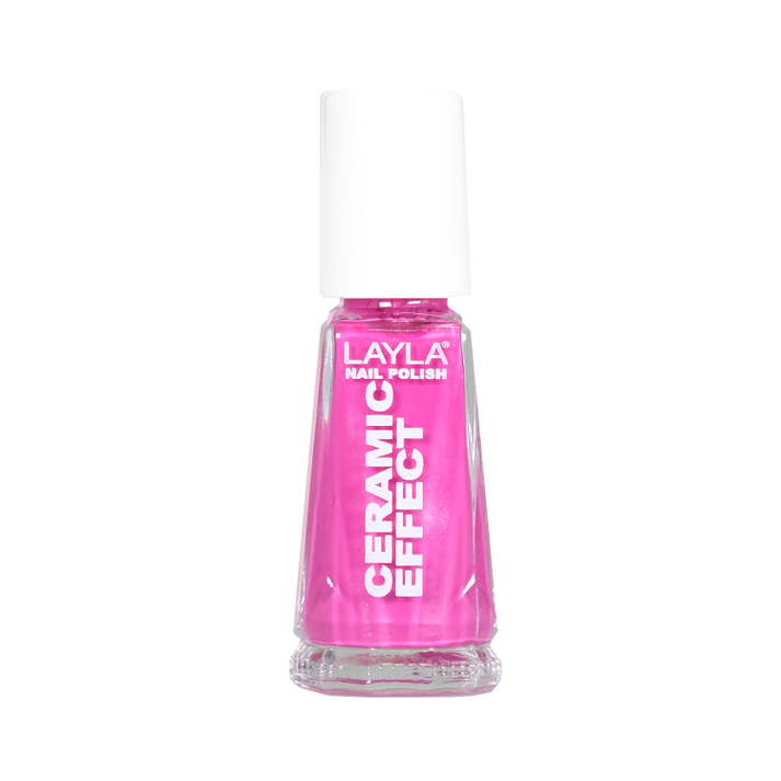 Layla Cosmetics Nail Polish Ceramic Effect N.58 Sour Cherry - Lac de Unghii Clasic