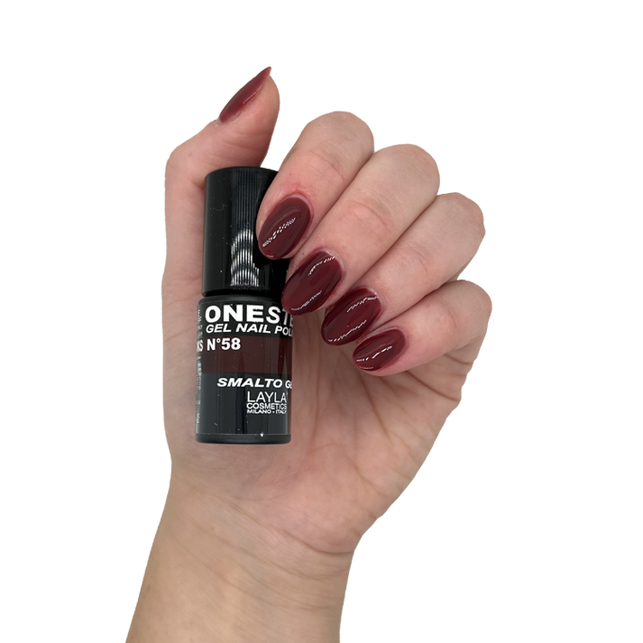 Layla Cosmetics One Step Gel Nail Polish N.58 One Brick Two Bricks - Oja Semipermanenta