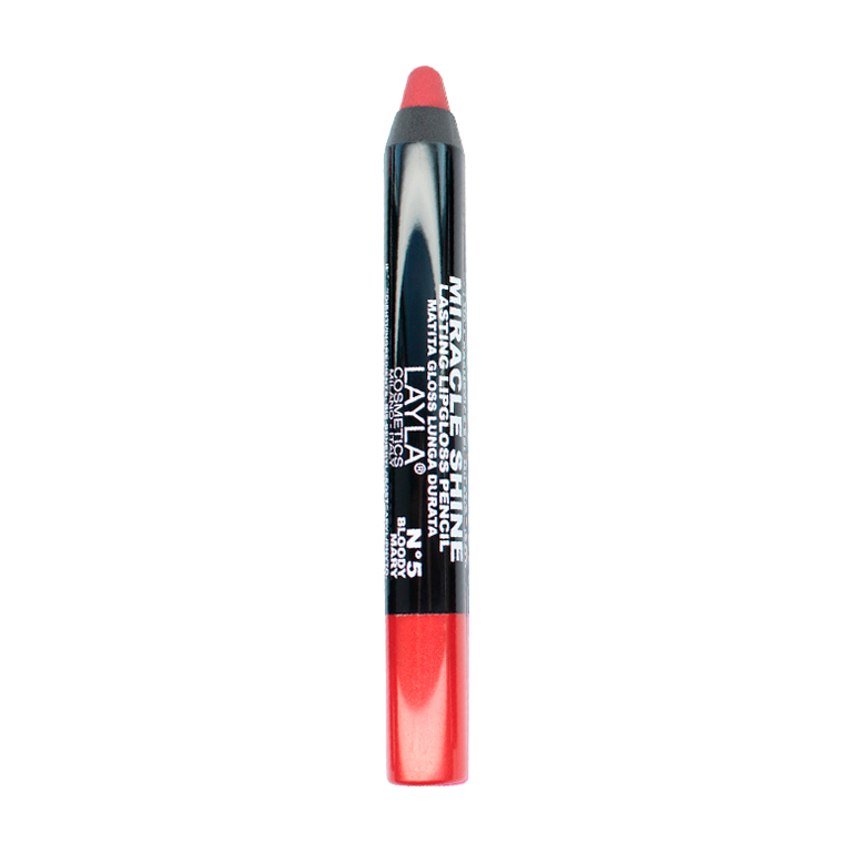 Layla Cosmetics Miracle Shine Lasting Lipgloss Pencil No 5 - Ruj Stralucitor de Lunga Durata