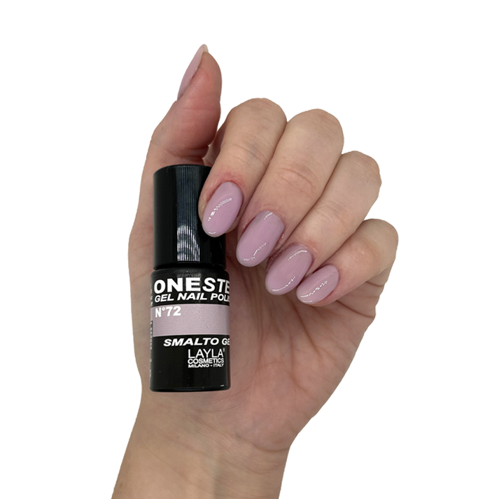 Layla Cosmetics One Step Gel Nail Polish N.72 Milky Pink - Oja Semipermanenta