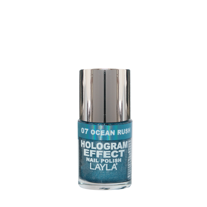 Layla Cosmetics Hologram Effect N.7 Ocean Rush - Lac de Unghii Clasic cu Efect Holografic