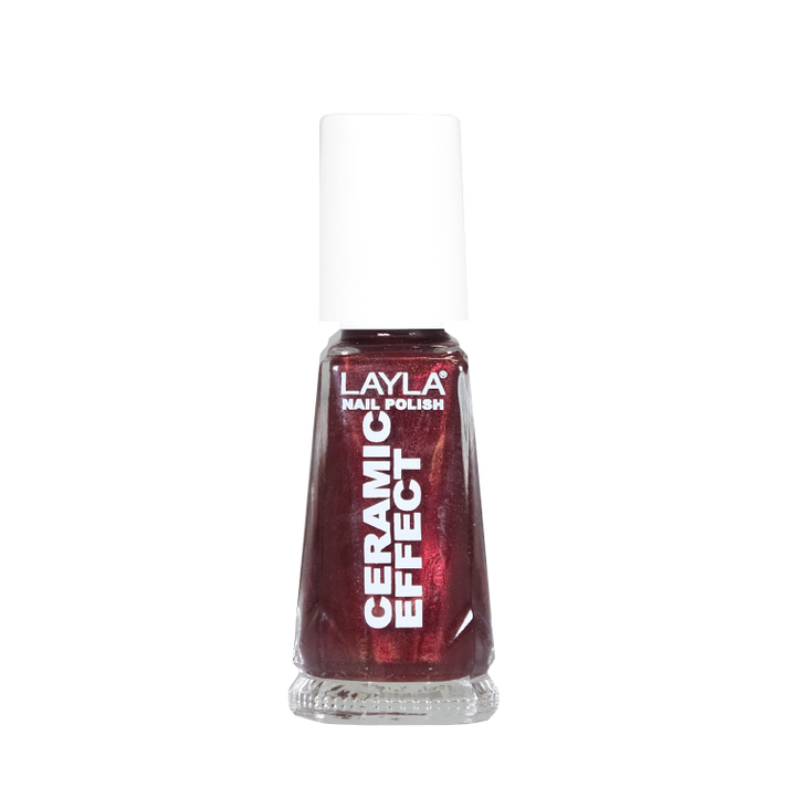 Layla Cosmetics Nail Polish Ceramic Effect N.87 Brunello - Lac de Unghii Clasic