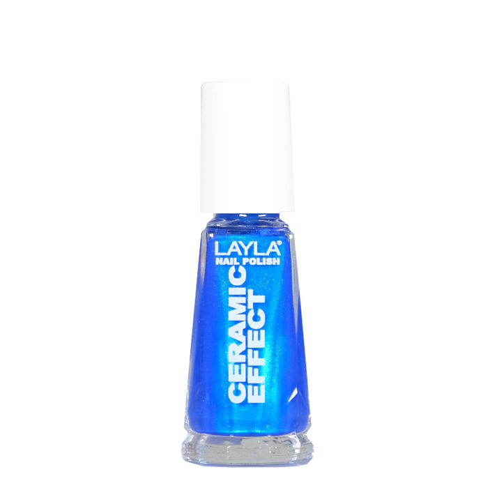 Layla Cosmetics Nail Polish Ceramic Effect N.95 Walking On The Ocean - Lac de Unghii Clasic