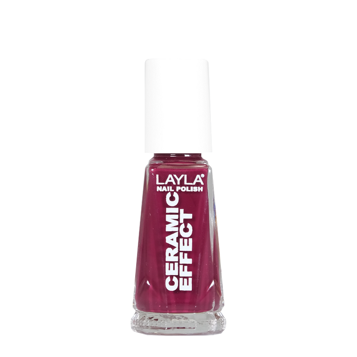 Layla Cosmetics Nail Polish Ceramic Effect N.99 Midnight In Malibu - Lac de Unghii Clasic
