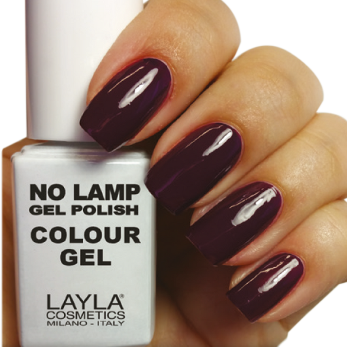 Layla Cosmetics No Lamp Gel Polish Colour N.10 Purple Dance - Oja Semipermanenta Hibrida