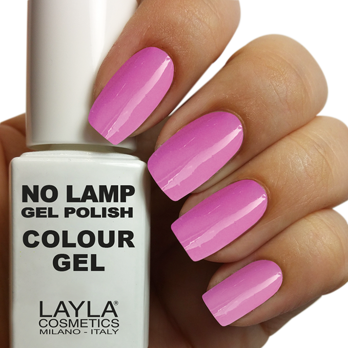 Layla Cosmetics No Lamp Gel Polish Colour N.14 Dance With Pink - Oja Semipermanenta Hibrida