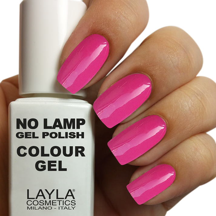 Layla Cosmetics No Lamp Gel Polish Colour N.15 My Very Pink - Oja Semipermanenta Hibrida