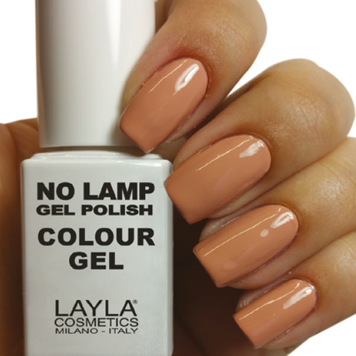 Layla Cosmetics No Lamp Gel Polish Colour N.4 Lazy Brown - Oja Semipermanenta Hibrida