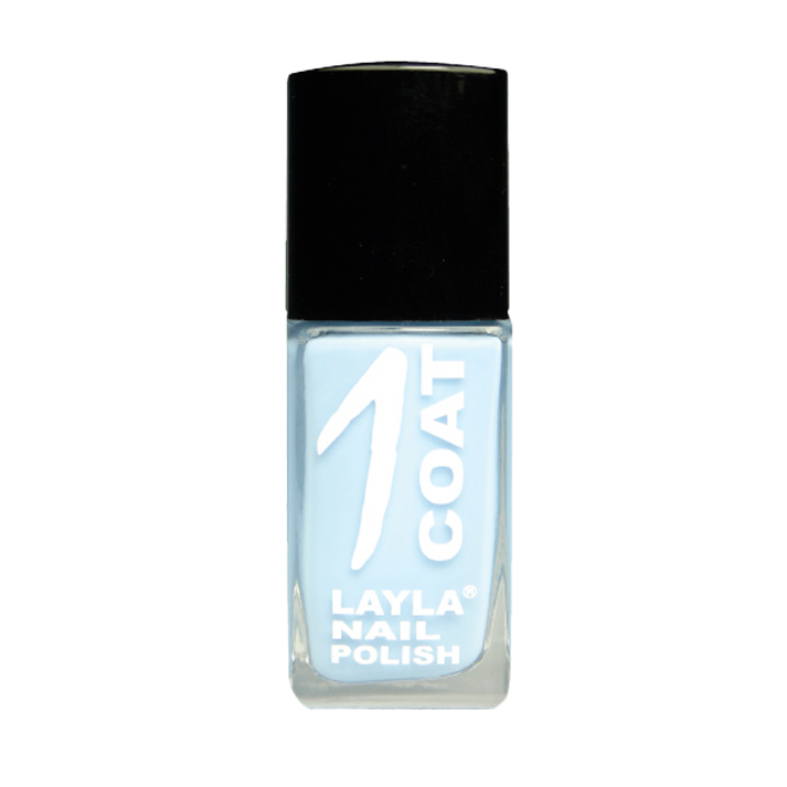 Layla Cosmetics One Coat Nail Polish N.18 Blue Skies - Lac de Unghii Clasic