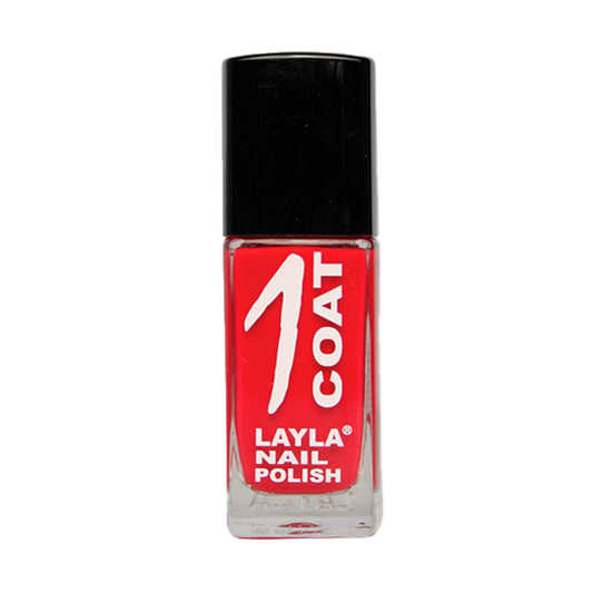Layla Cosmetics One Coat Nail Polish N.28 Devil Wears Red - Lac de Unghii Clasic