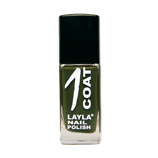 Layla Cosmetics One Coat Nail Polish N.29 Vert Noir - Lac de Unghii Clasic