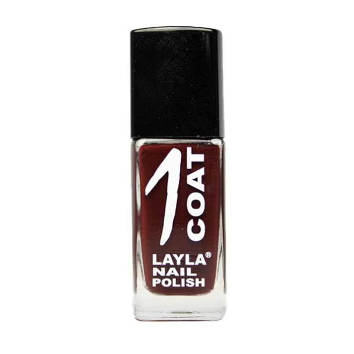 Layla Cosmetics One Coat Nail Polish N.30 Chestnut - Lac de Unghii Clasic