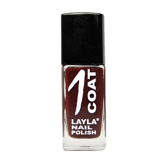 Layla Cosmetics One Coat Nail Polish N.30 Chestnut - Lac de Unghii Clasic