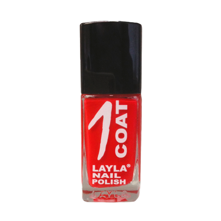 Layla Cosmetics One Coat Nail Polish N.6 Red Explosion - Lac de Unghii Clasic