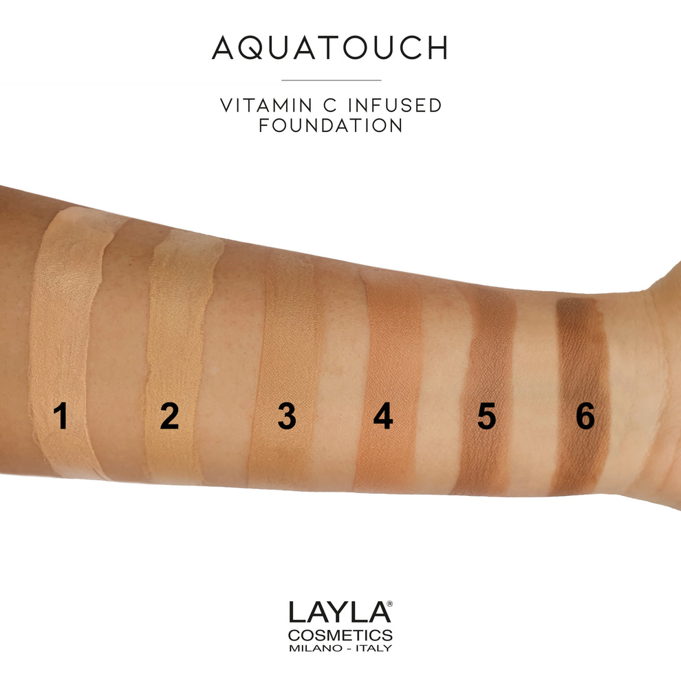 Layla Cosmetics Aquatouch Vitamin C Infused Foundation N. 6 – Fond de Ten Anti-Imbatranire
