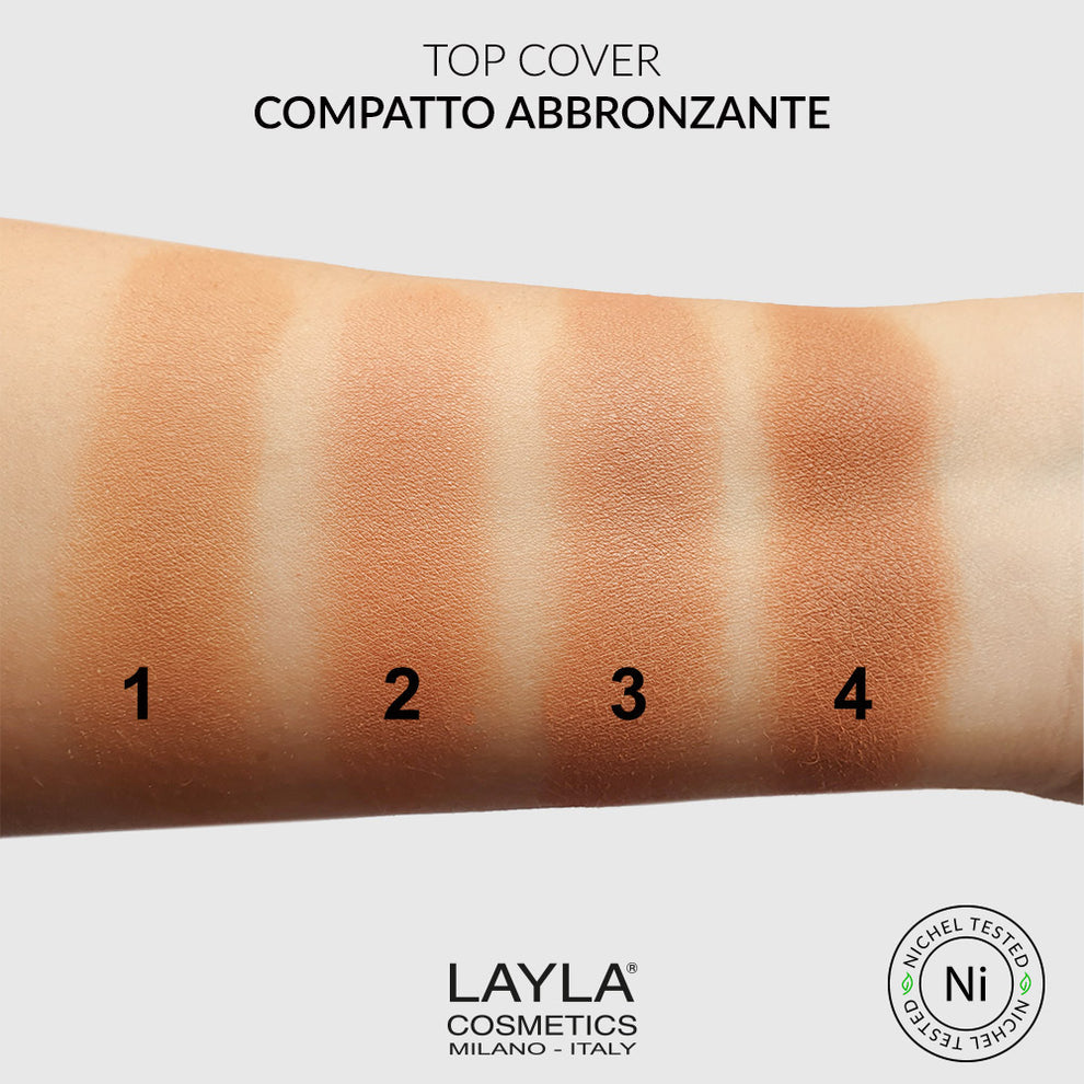 Layla Cosmetics Compatto Abbronzante Top Cover No 3 - Pudra Bronzanta