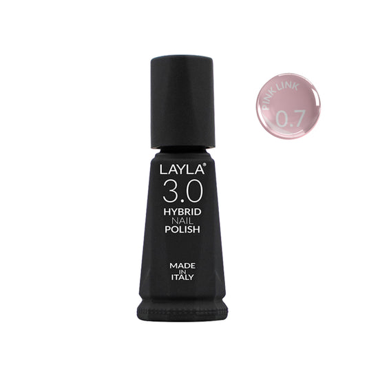Layla Cosmetics 3.0 Hybrid Nail Polish N.7 Pink Link - Lac de Unghii Clasic