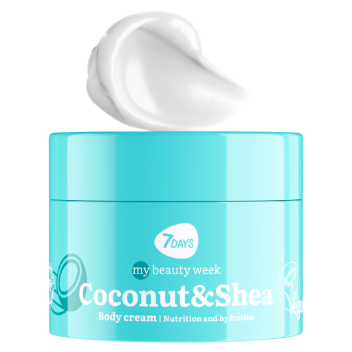 Crema de Corp 7DAYS Nutritie si Hidratare Cocos si Shea 250ml