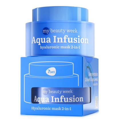 Masca cu Acid Hialuronic 2in1 7DAYS My Beauty Week Aqua Infusion 50ml