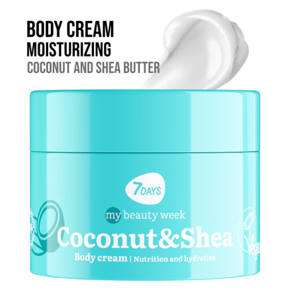 Crema de Corp 7DAYS Nutritie si Hidratare Cocos si Shea 250ml