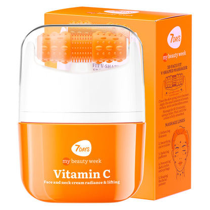 Crema de Fata 7DAYS My Beauty Week Radiance Vitamin C Massager 40ml