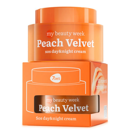 Crema de Fata 7DAYS My Beauty Week Peach Velvet SOS Zi si Noapte 50ml