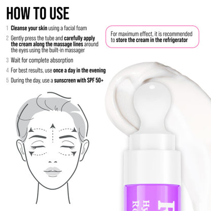 Crema pentru Ochi 7DAYS My Beauty Week Anti-Age Retinol Massager 18ml