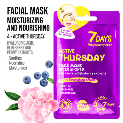 Set Cadou 7DAYS Beauty Week 7 Masti Faciale Sheet