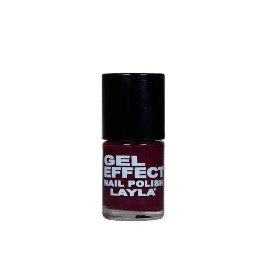 Layla Cosmetics Gel Effect Nail Polish N.12 Smooth Purple - Lac de Unghii Clasic