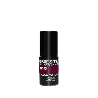 Layla Cosmetics One Step Gel Nail Polish N.13 Black Cherry - Oja Semipermanenta