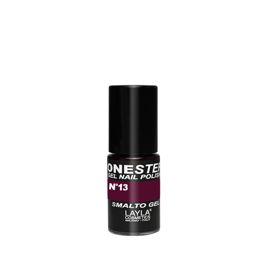 Layla Cosmetics One Step Gel Nail Polish N.13 Black Cherry - Oja Semipermanenta