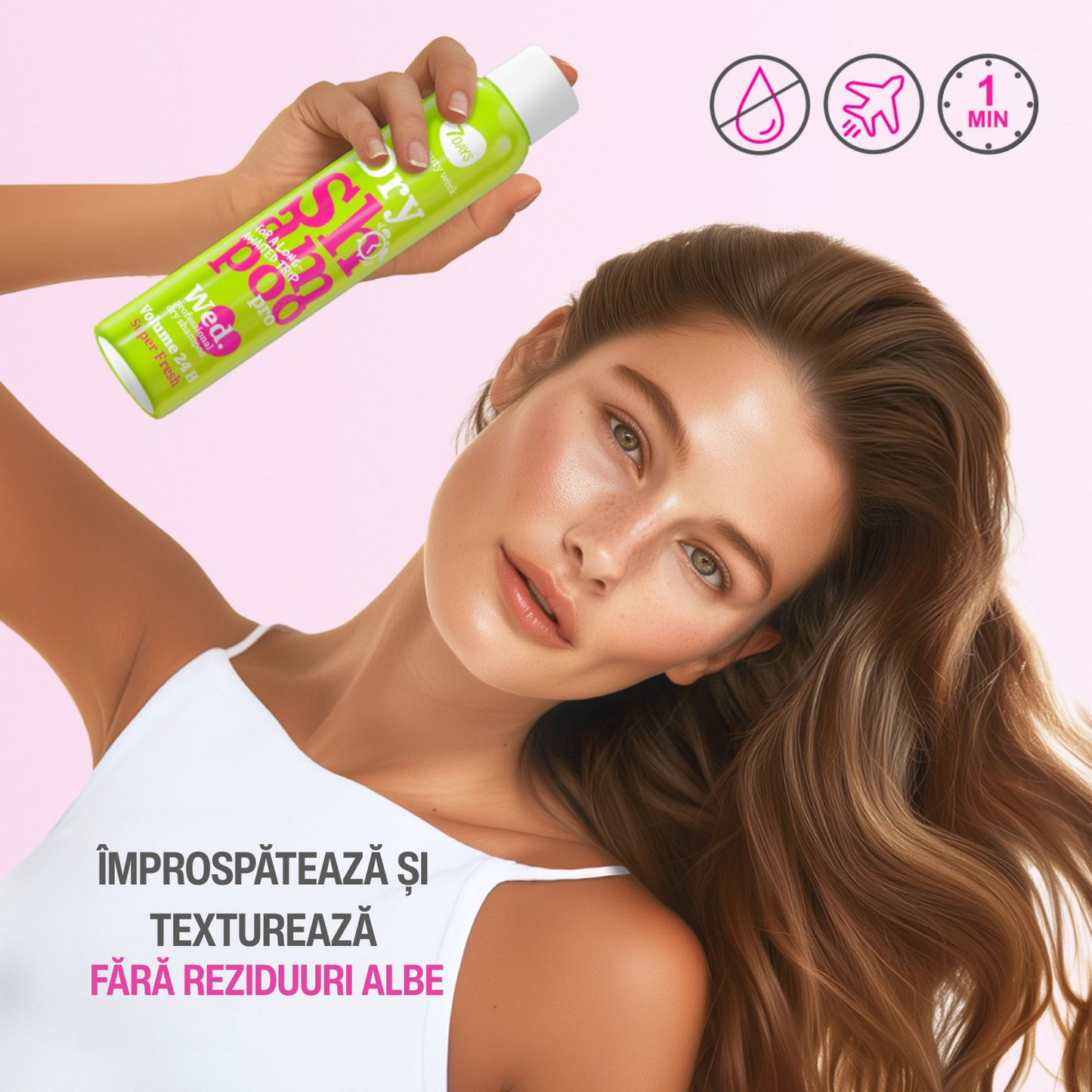 Sampon Uscat 7DAYS My Beauty Week 24 Hour Volume Super Fresh 200ml