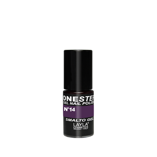Layla Cosmetics One Step Gel Nail Polish N.14 Blackberry - Oja Semipermanenta