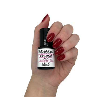 Layla Cosmetics Gumeffect Colour N.15 Womanity - Oja Semipermanenta Rubber