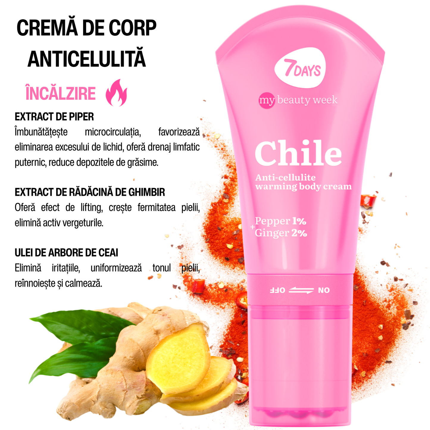 Crema Anti-Celulita 7DAYS My Beauty Week Brazil Cafeina Body Oil 130ml