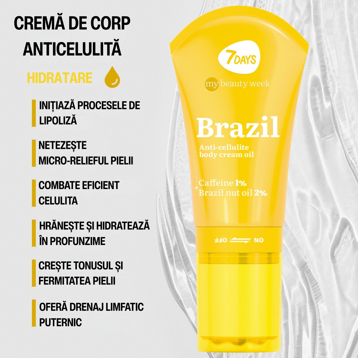 Crema Anti-Celulita 7DAYS My Beauty Week Naked Contouring Algae 130ml
