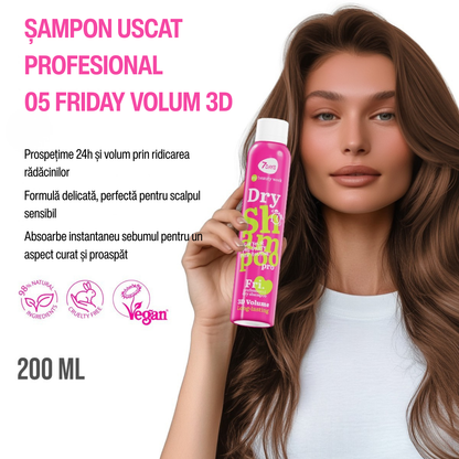 Sampon Uscat 7Days Long-Lasting Formula 3D Volume 200ml