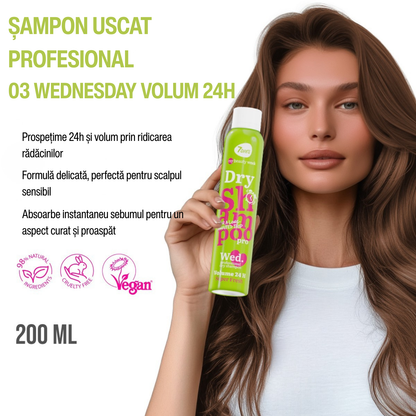 Sampon Uscat 7DAYS My Beauty Week 24 Hour Volume Super Fresh 200ml
