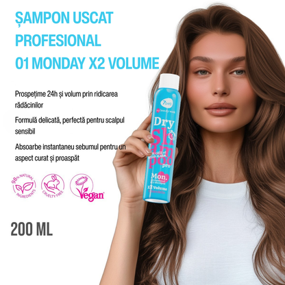 Sampon Uscat 7DAYS My Beauty Week Total Cleansing X2 Volume 200ml