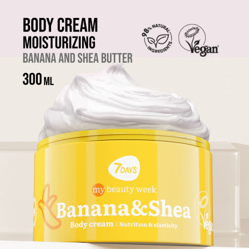 Crema de Corp 7DAYS Nutritie si Fermitate Banane si Shea 250ml